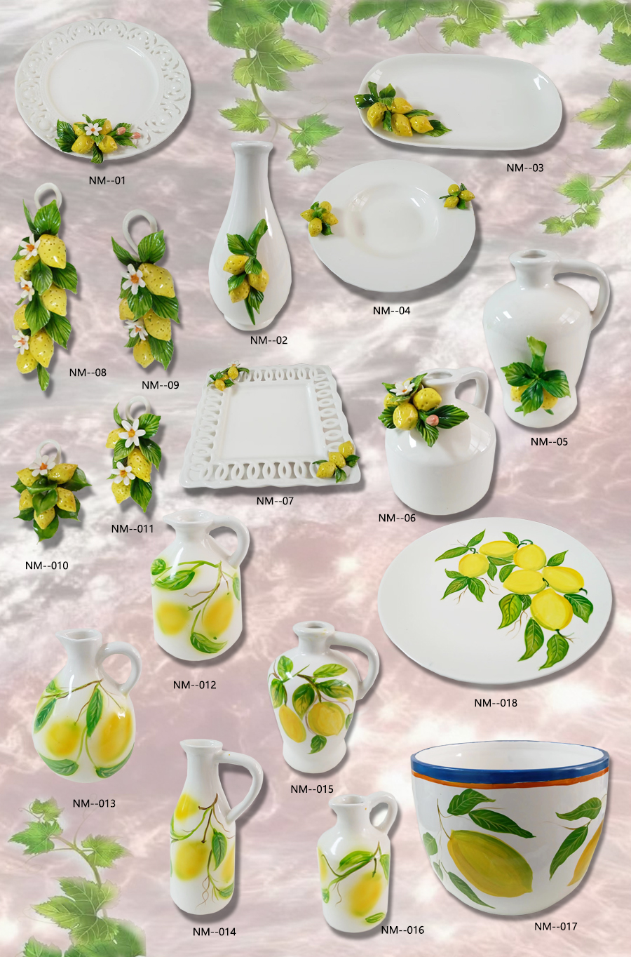 Gifts, ceramics, home decor items, decorative pieces