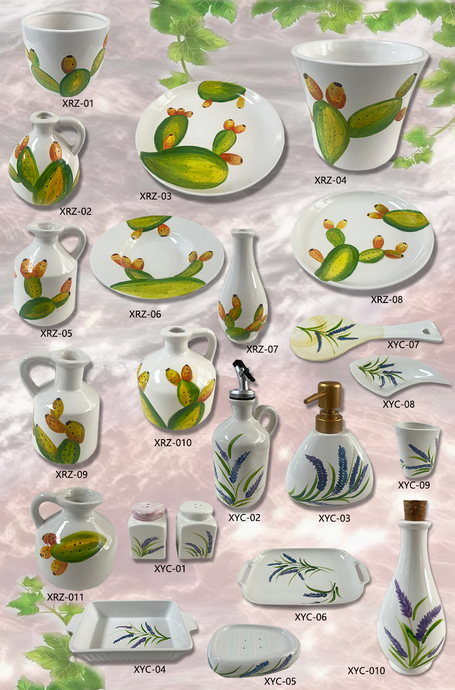 Gifts, ceramics, home decor items, decorative pieces