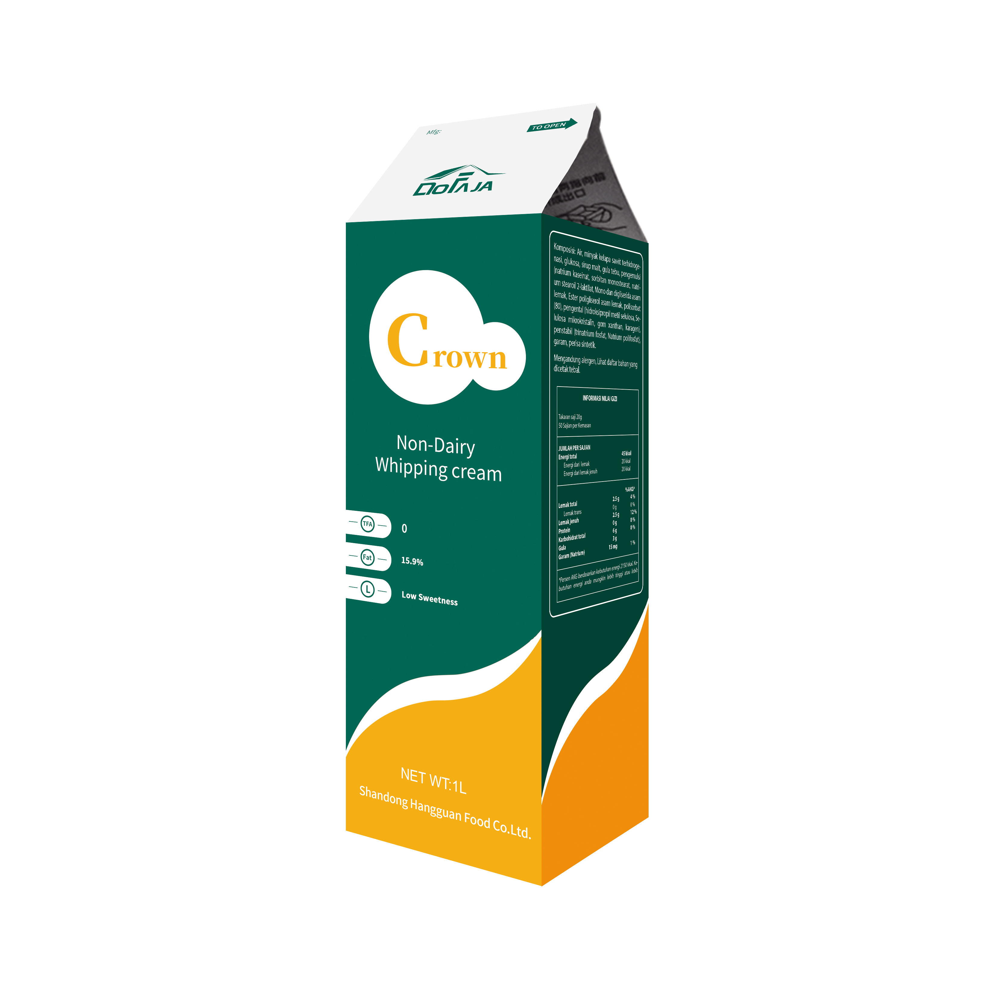Whipping Cream Topping Cake Decoration Mousse