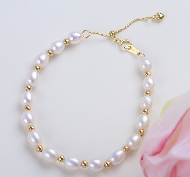 Natural freshwater pearl versatile bracelet