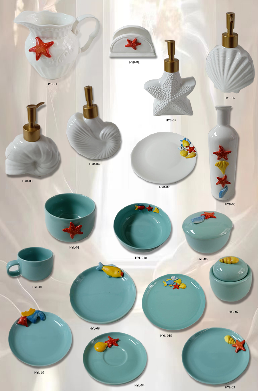 Gifts, ceramics, home decor items, decorative pieces