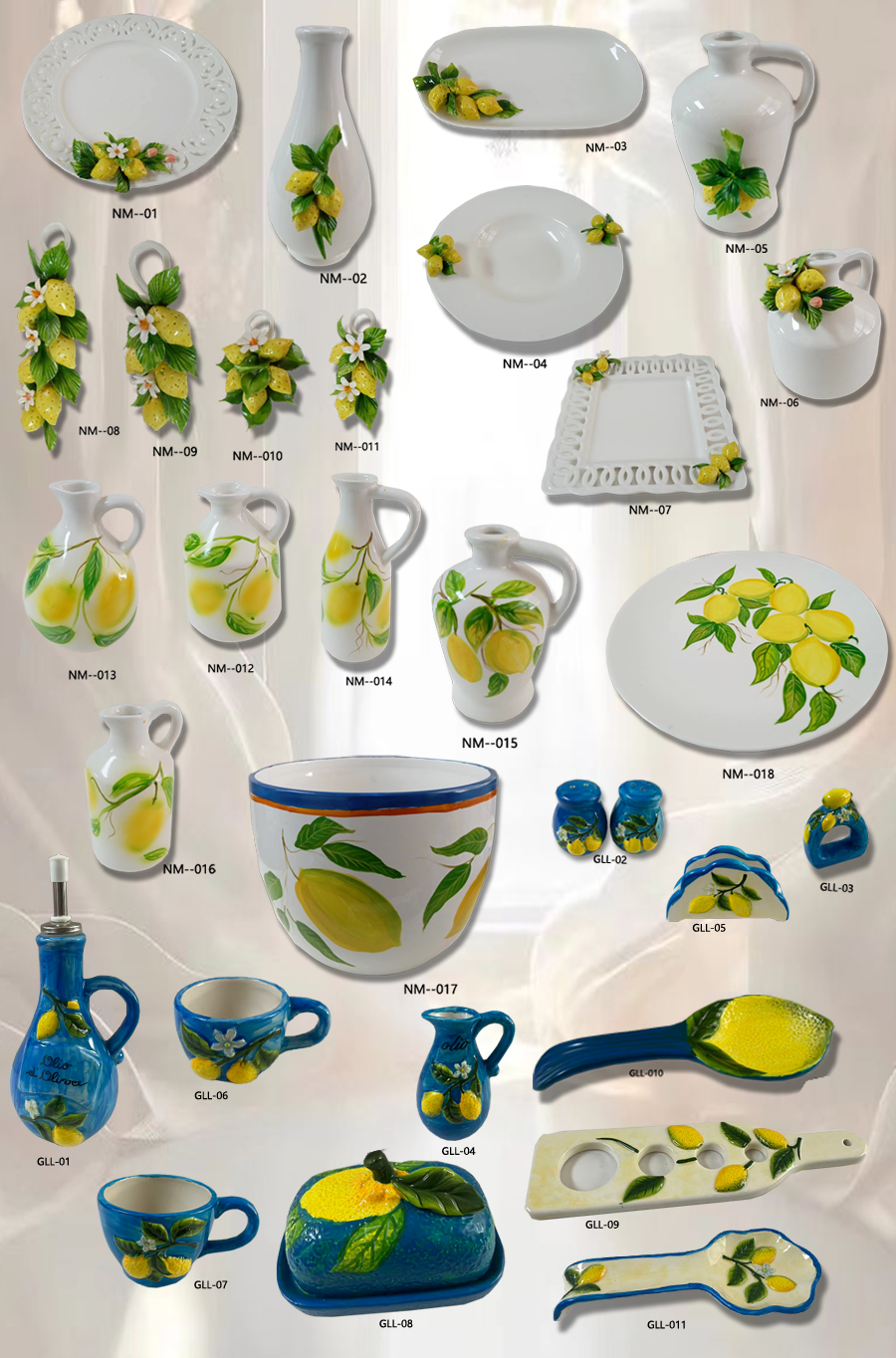 Gifts, ceramics, home decor items, decorative pieces