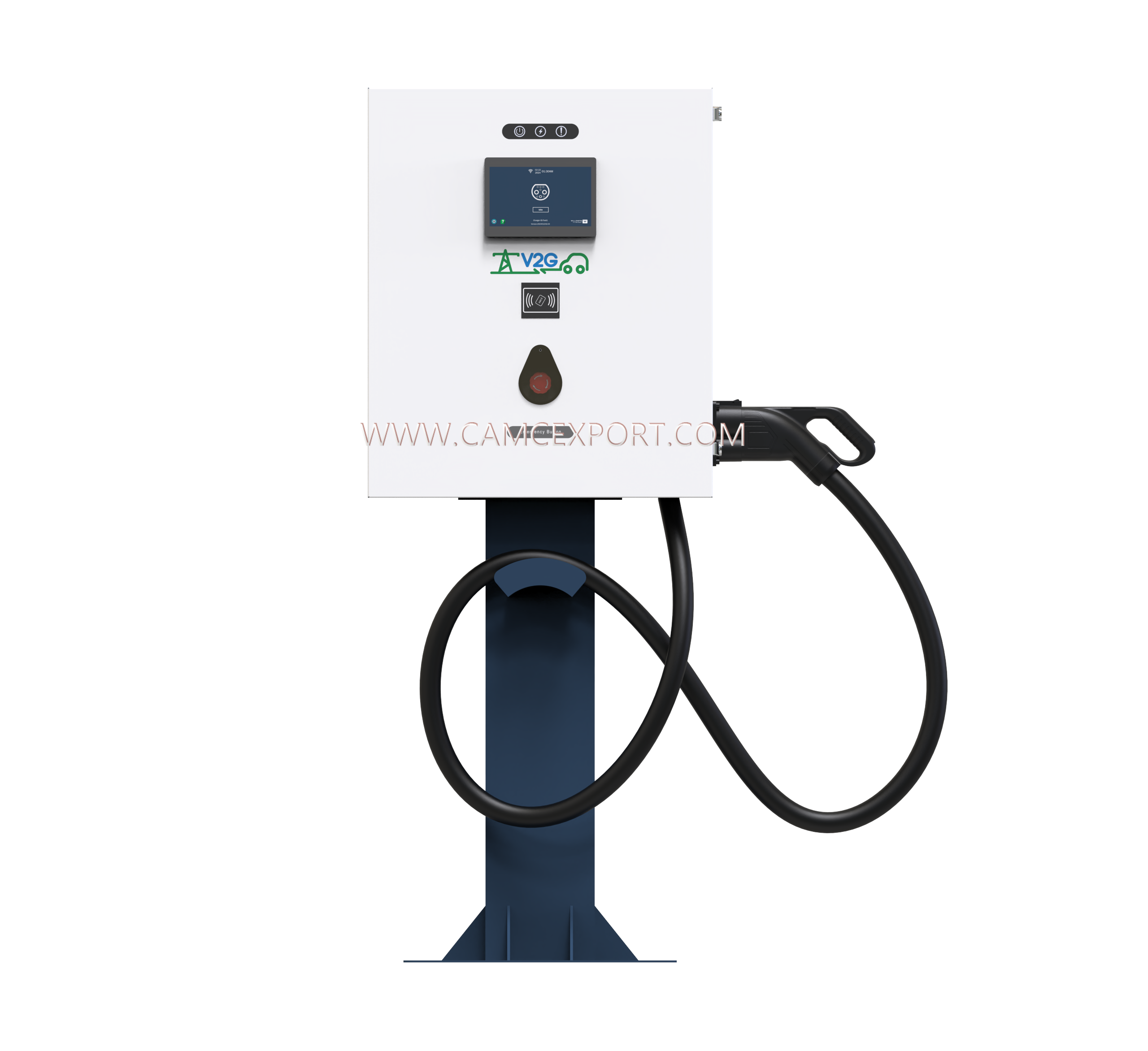 20-40kW Single-Gun Pedestal - Wall-Mounted