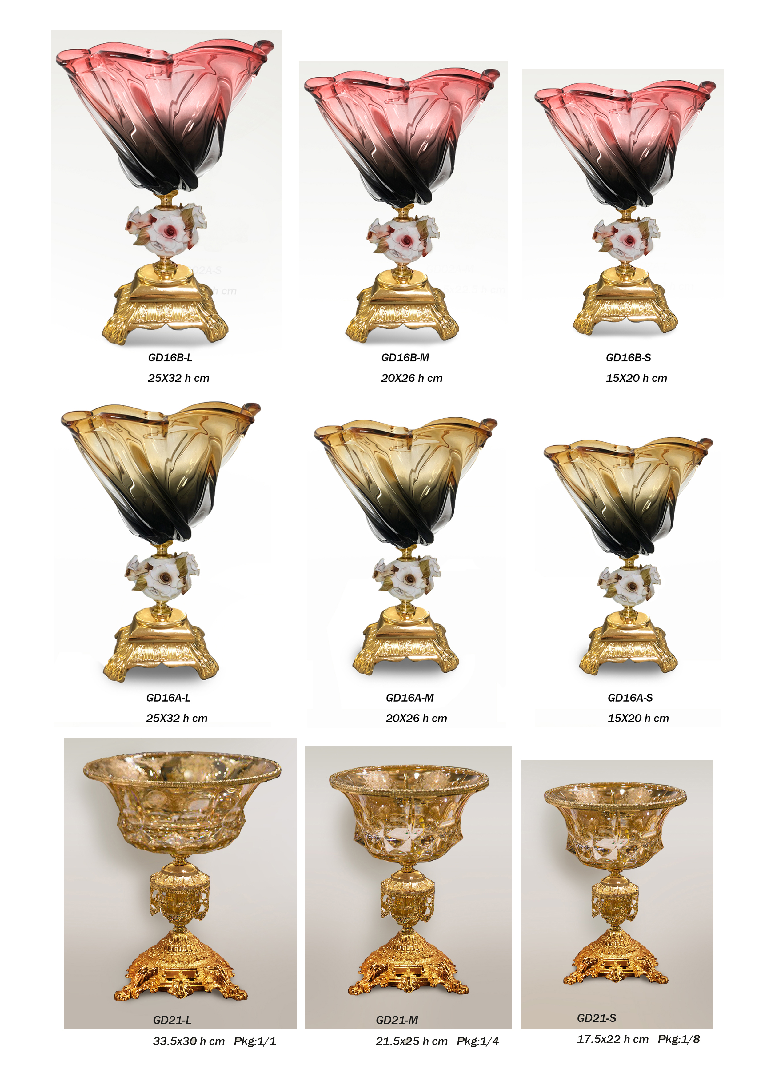 Dinner table glassware