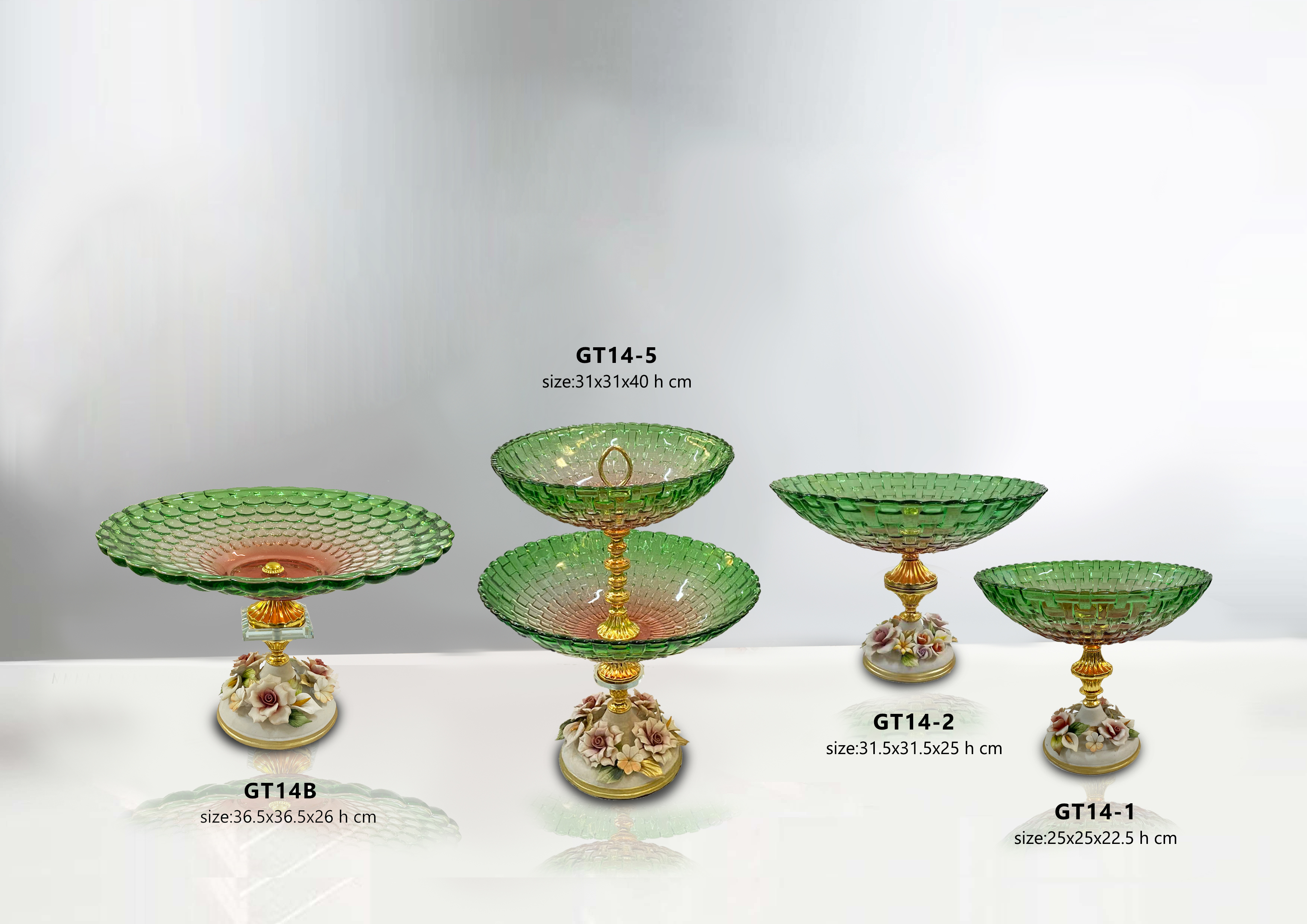 Dinner table glassware