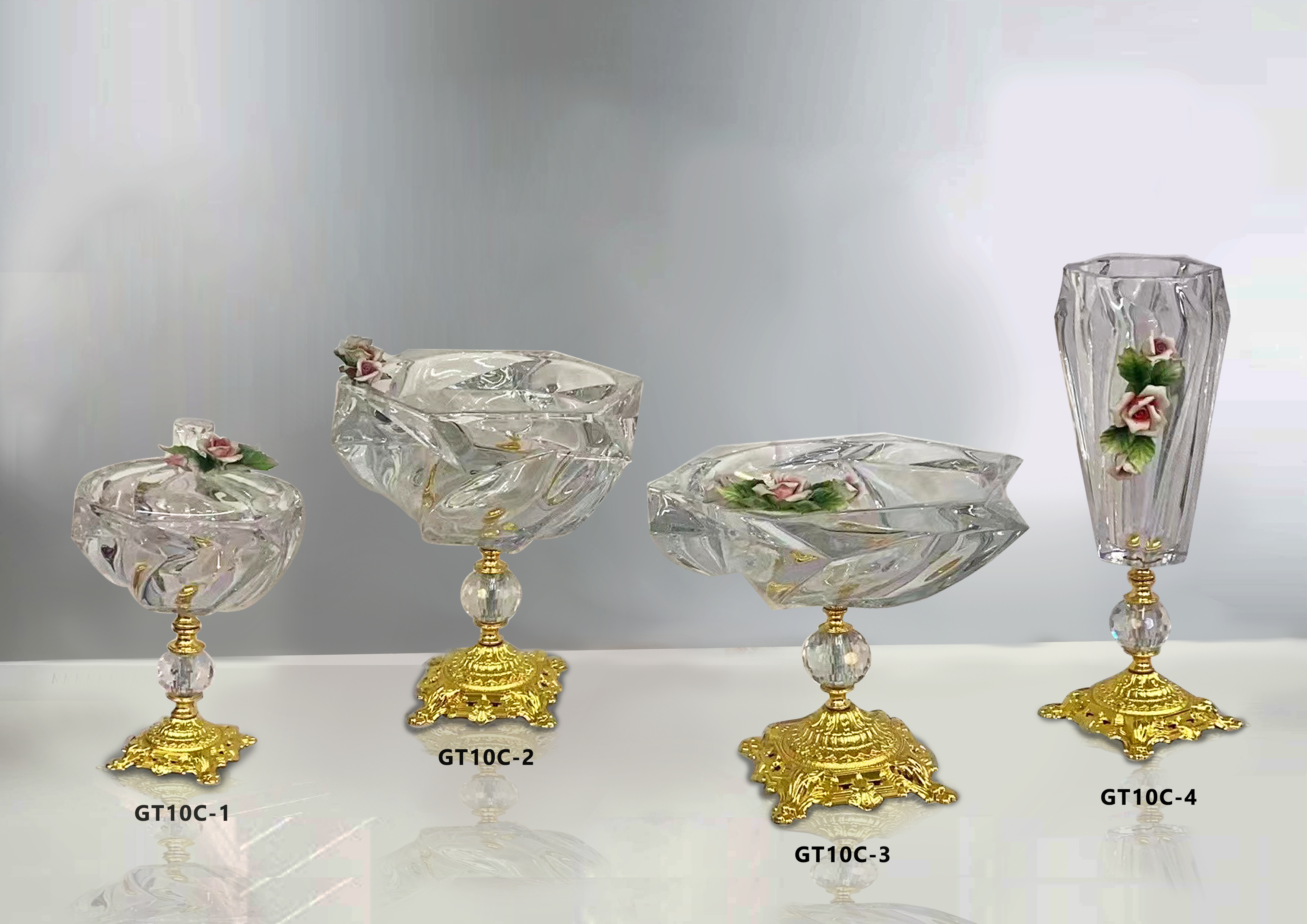 Dinner table glassware
