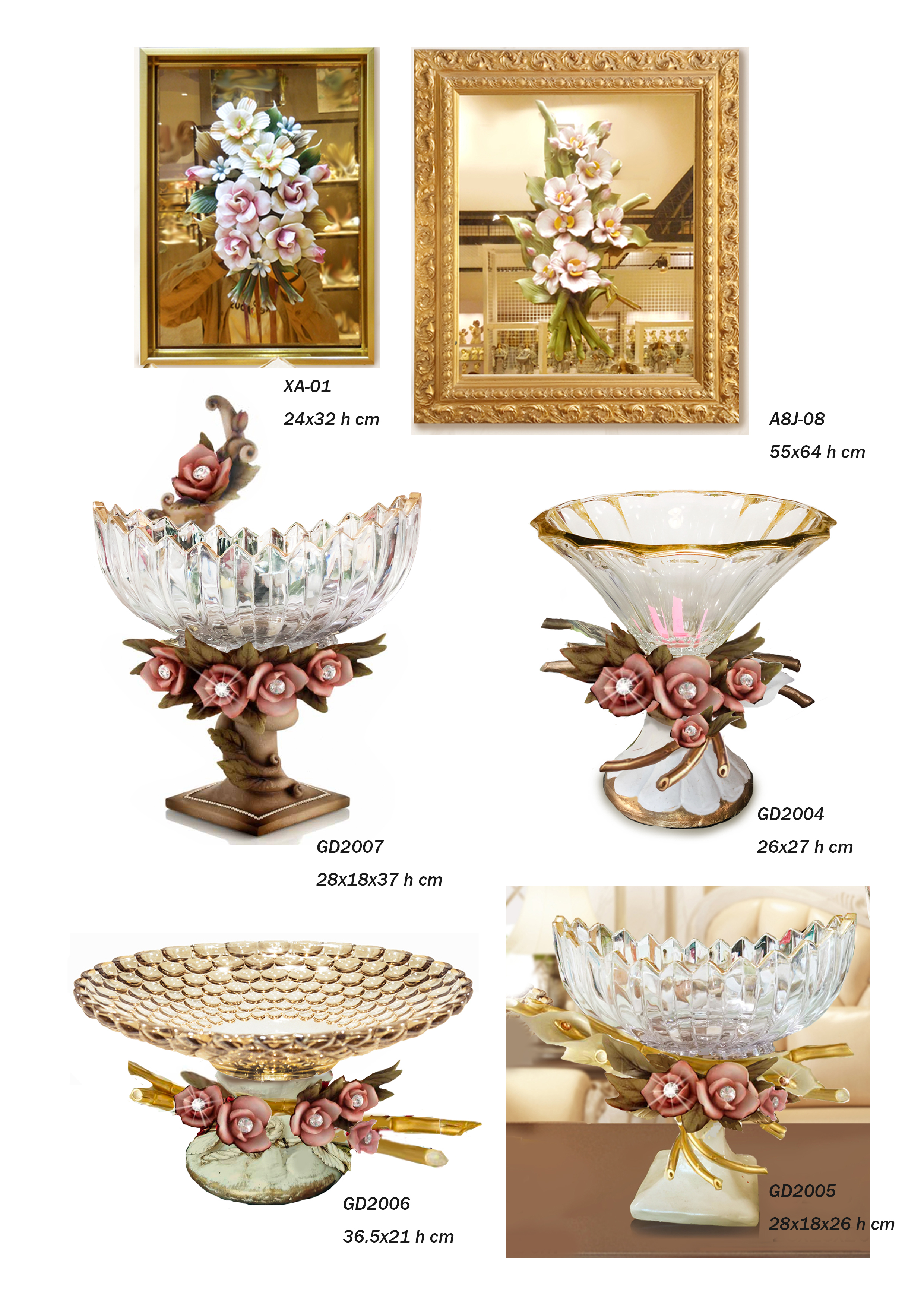 Dinner table glassware