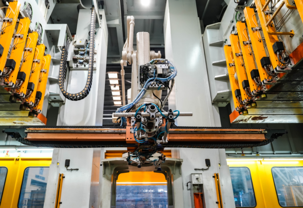 Haozhong Automation cost reduction and efficiency Linear seven-axis manipulator Stamping automation