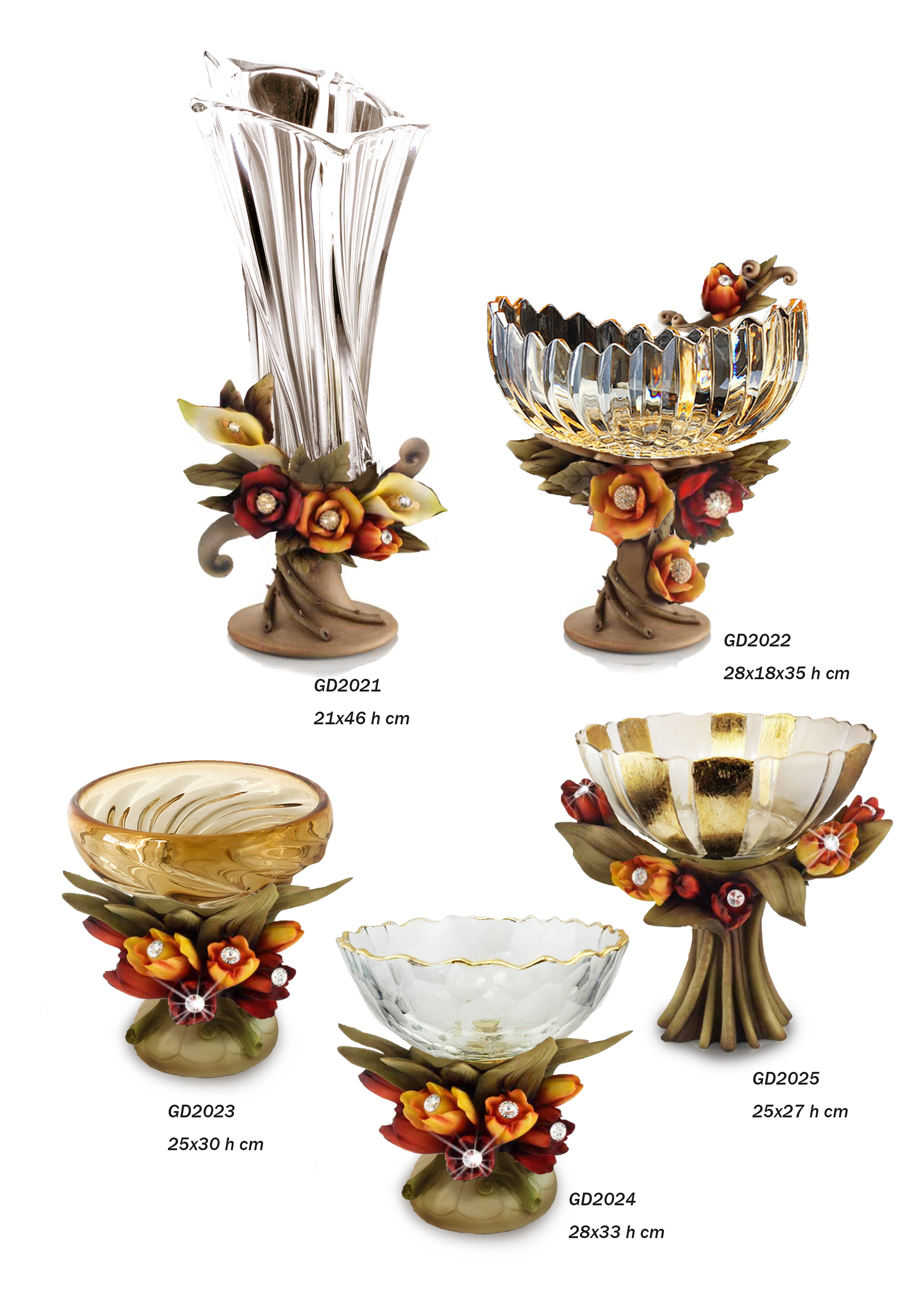 Dinner table glassware