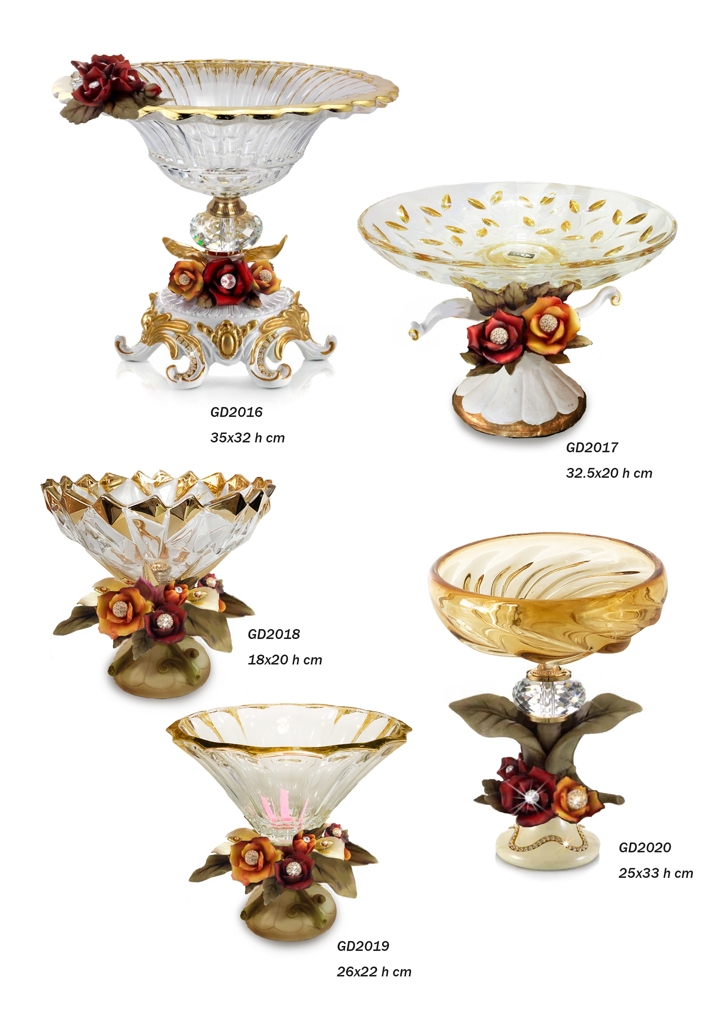 Dinner table glassware