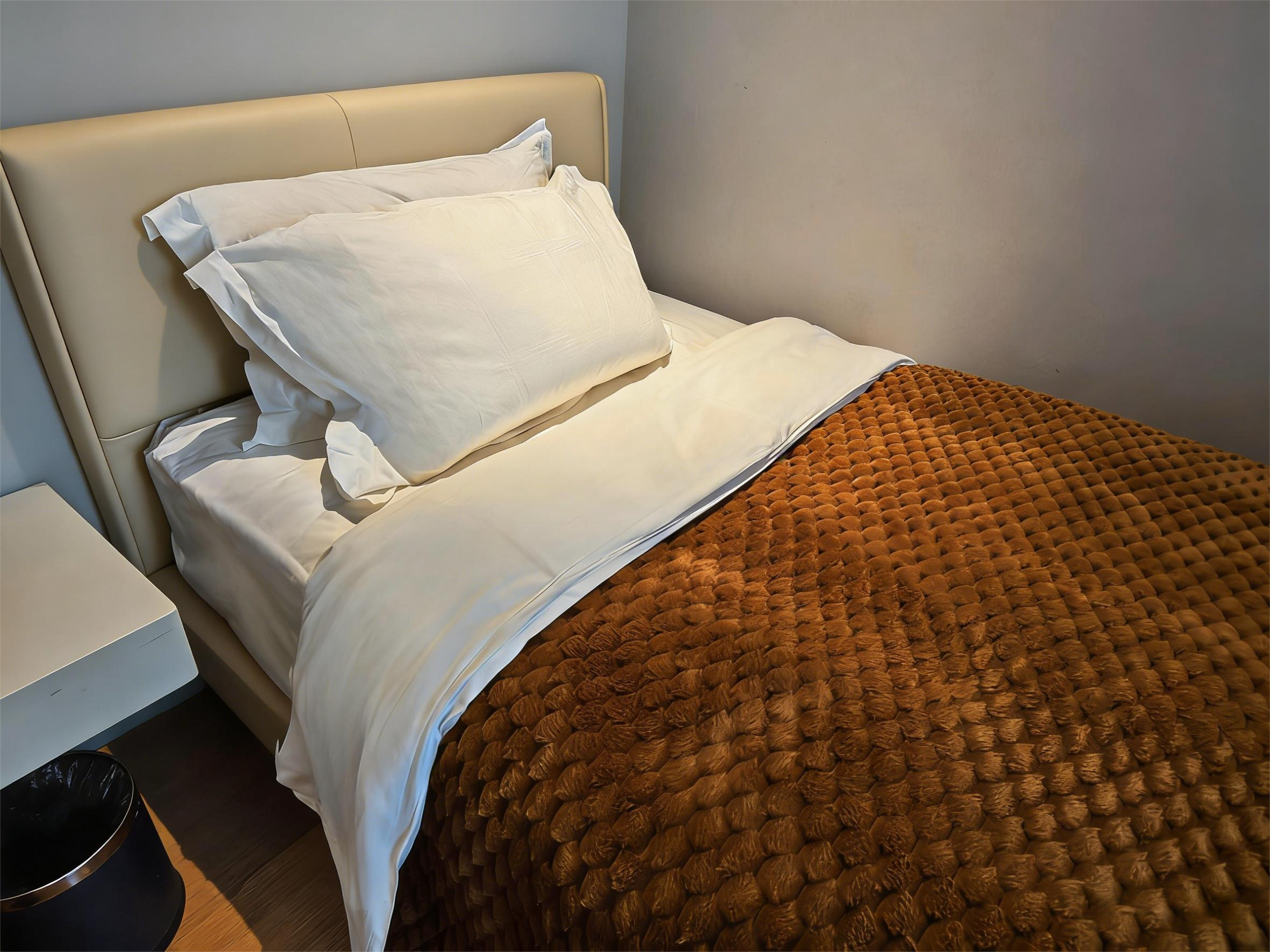 Honeycomb Faux Rabbit Hair Comforter