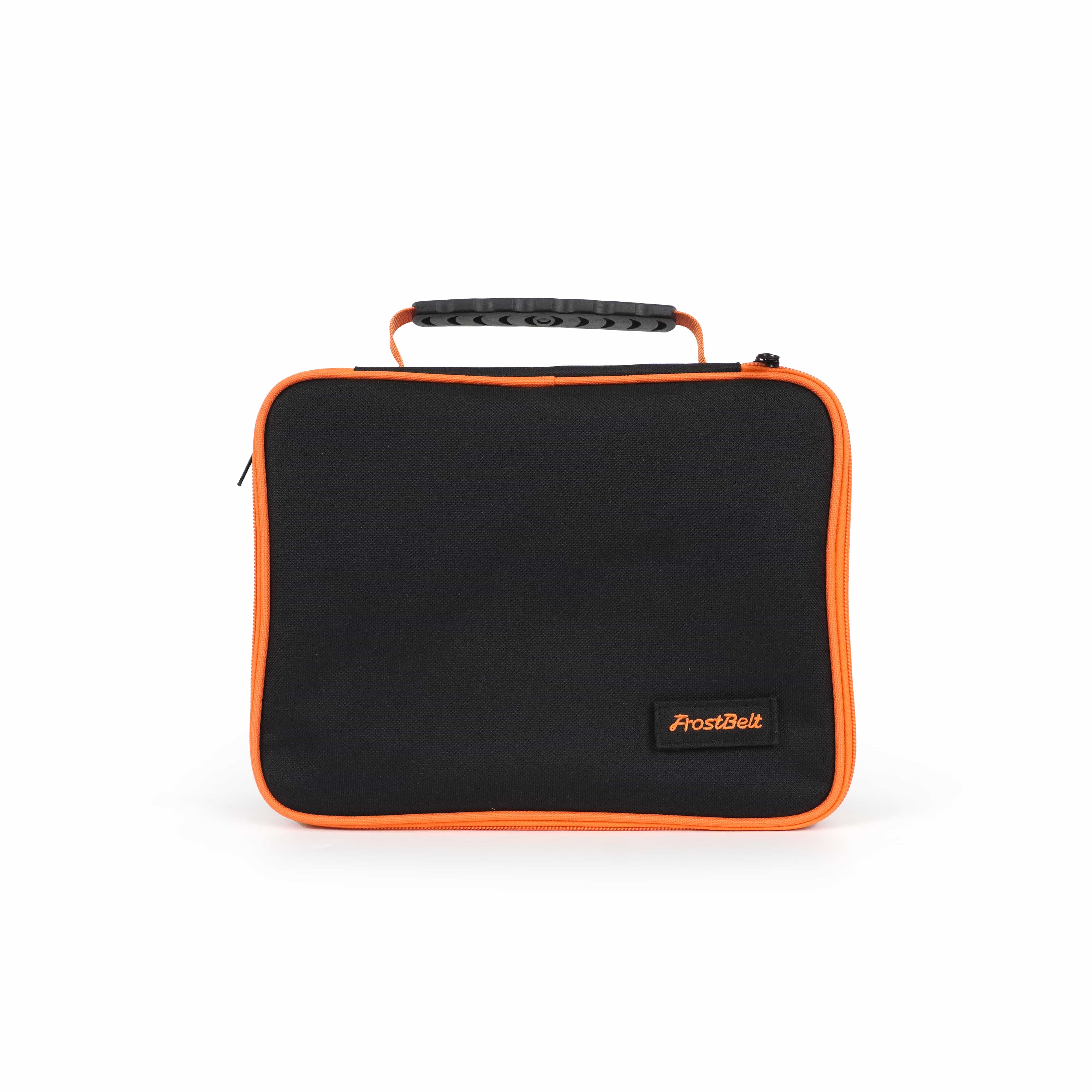 Black Orange Contrast Double Zipper Kit