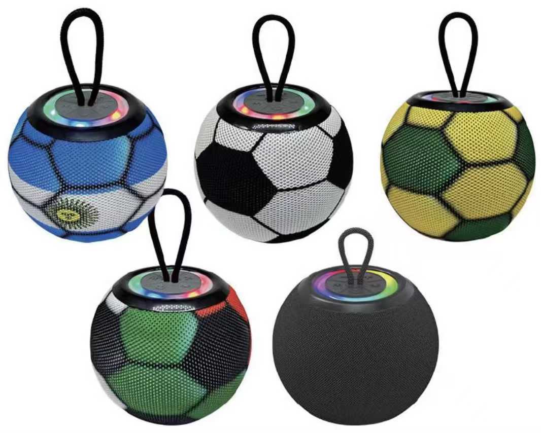 Soccer-Shaped Bluetooth Speaker | Sports Event Gift and Portable Outdoor Speaker | OEM/ODM Available