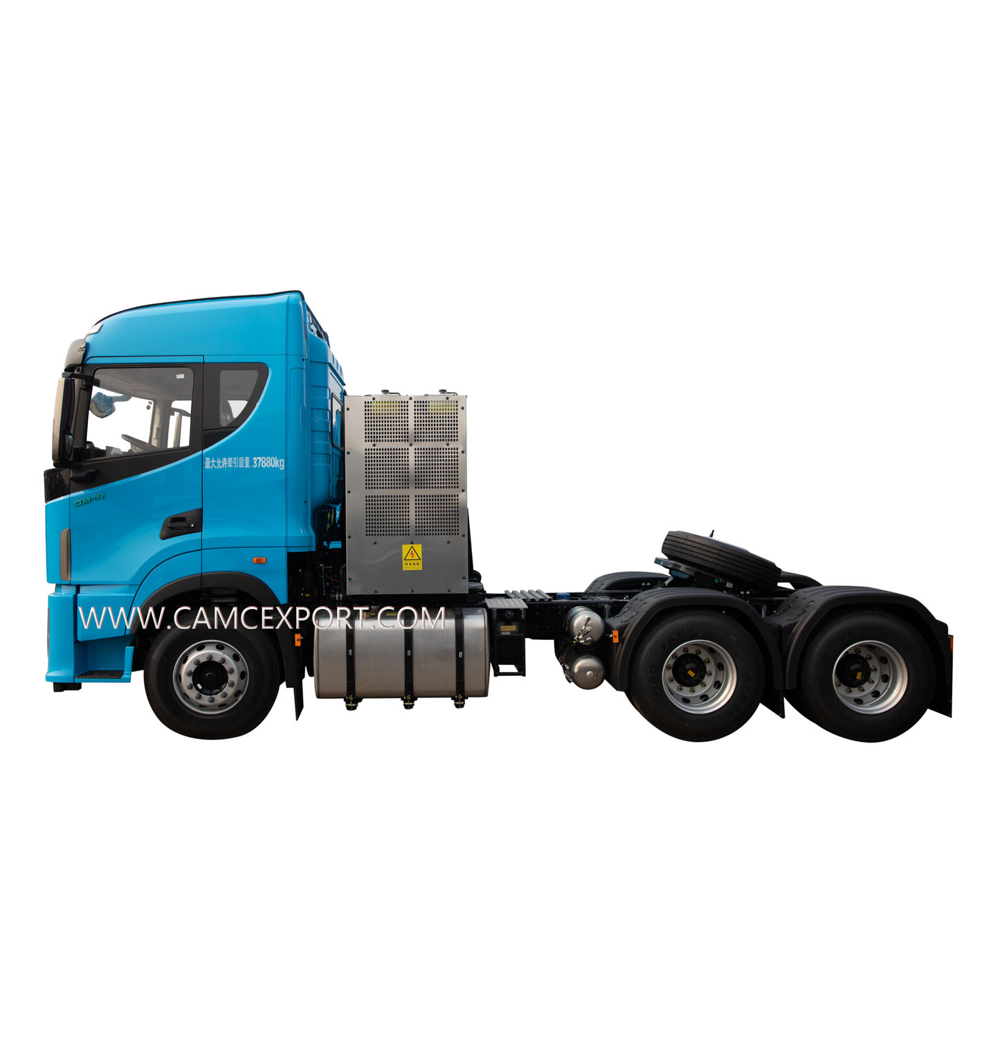 GM-R 6x4 Left-Hand Drive Blue Methanol Range-Extended Tractor Truck