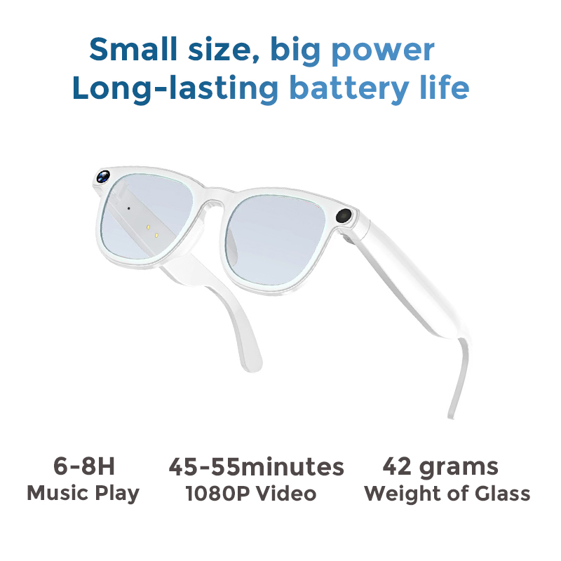 ChatGPT AI Translation Smart Sunglasses with 8.0w Pixels Camera for Woman Business Trips