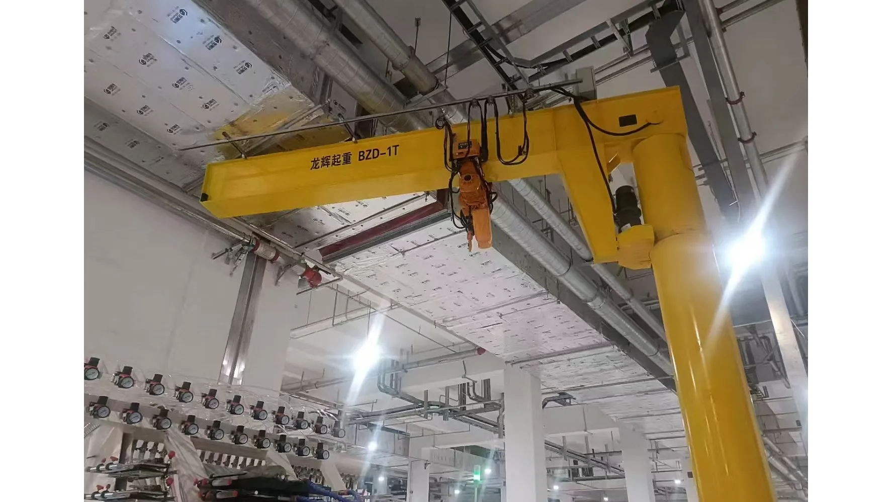 longhui high strength electric double-beam bridge crane manufacturing