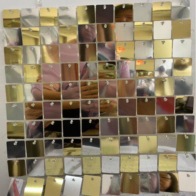 Decorative PVC Sequin Panel Shimmer Wall Sequin Backdrop Panel for Wedding Party Decoration