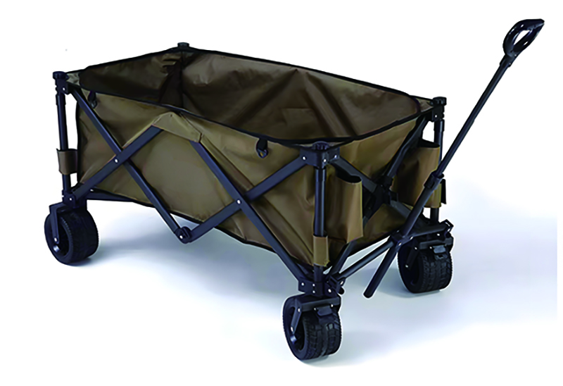 Handcart Foldable Large Tyres with Brake Garden Trolley Transport Trolley for All Terrain