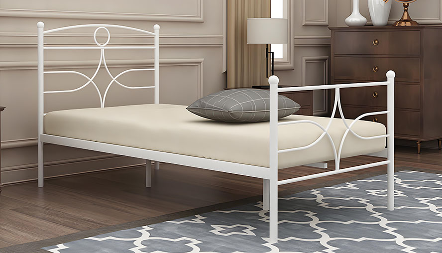 Uetco Classics Twin Size Metal Bed