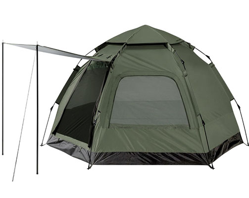 Camping Tent with Automatic Waterproof Fiberglass