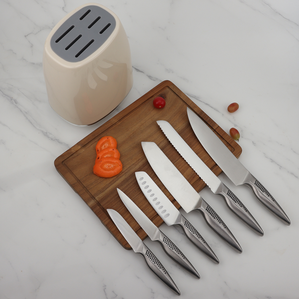 Hip-home 2026 new stainless steel 7pcs kitchen knives set