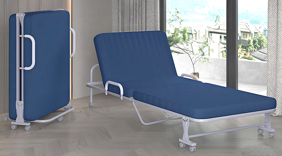 Uetco 8cm Soft Cushion Hotel Guest Folding Bed