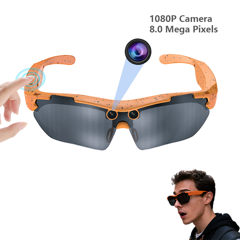 ChatGPT Sports Sunglasses with Camera UV400 for Cycling and Running OutdoorTranslation Glasses