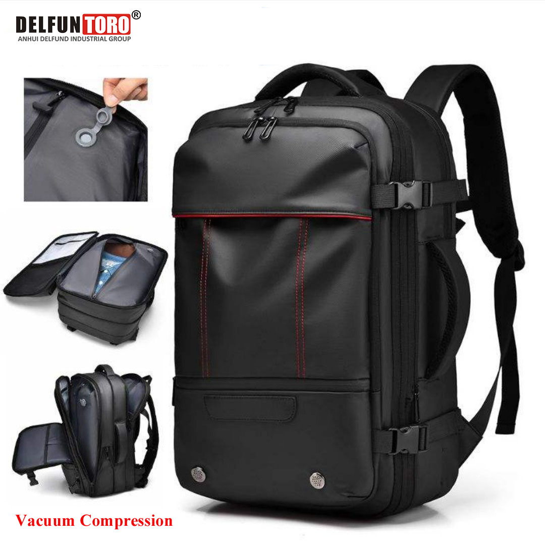 2026 New Styles Vacuum Compression Waterpoof Anti-theft Laptop Backpack Large Capacity With Air Pump