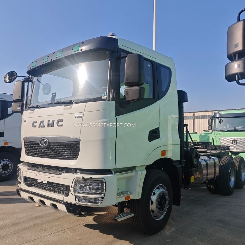 CAMC-H08 8x4 Diesel Left-Hand Drive Flat-Top Mixer Truck Chassis