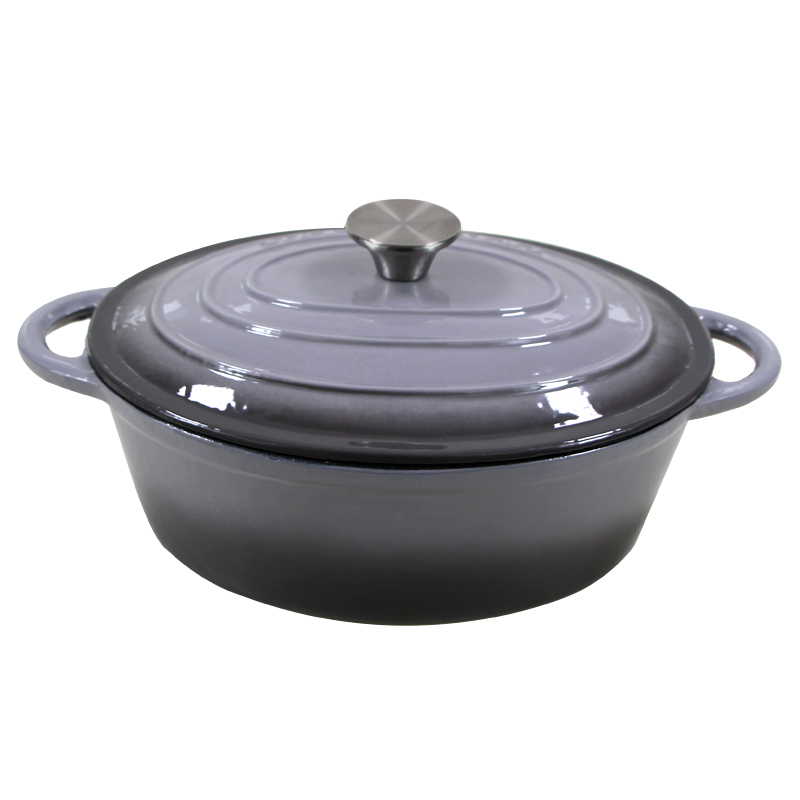 Oval Cast Iron Casserole/ Oval Cast iron Dutch Oven enamel oval dutch oven