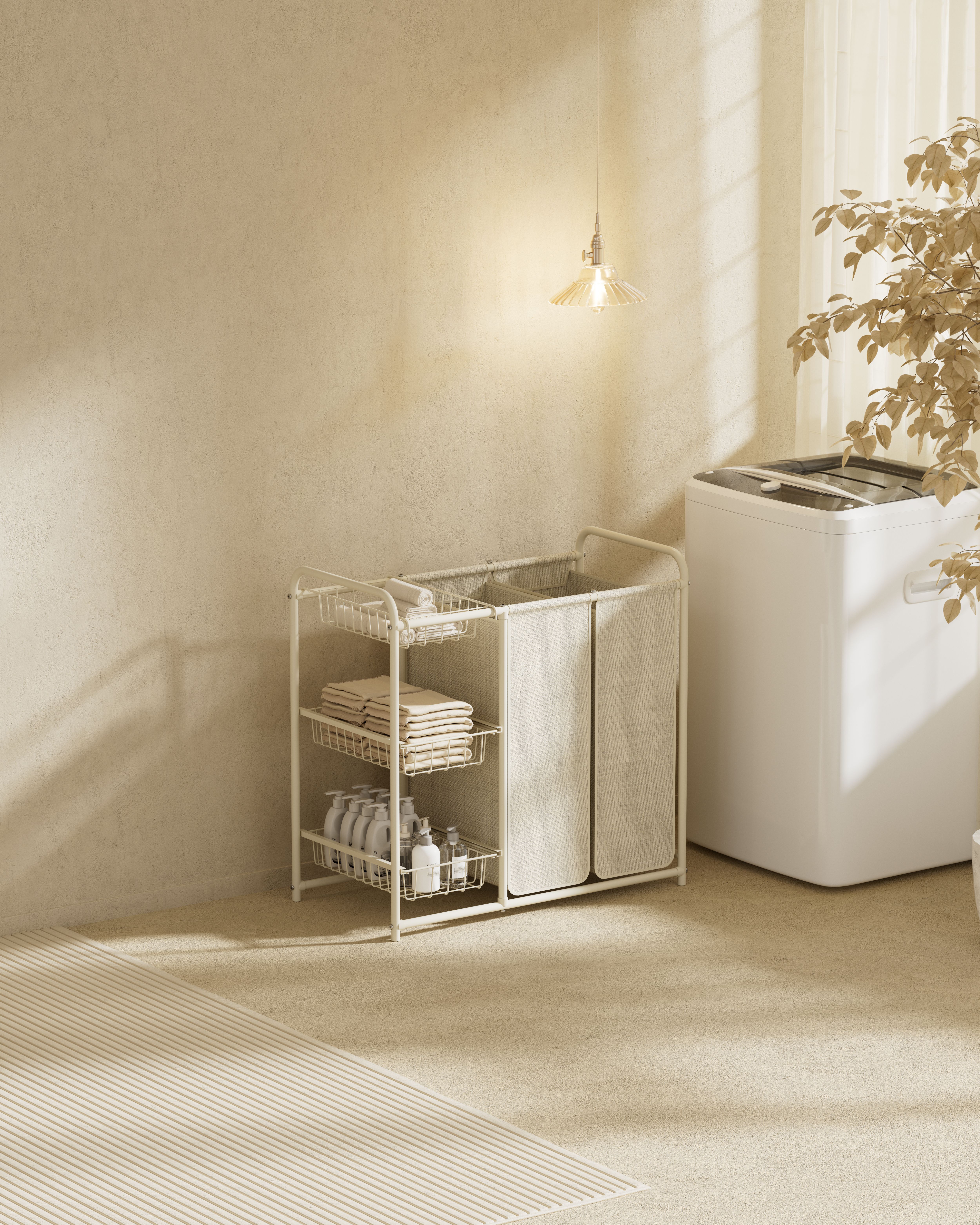 Laundry Basket Trolley