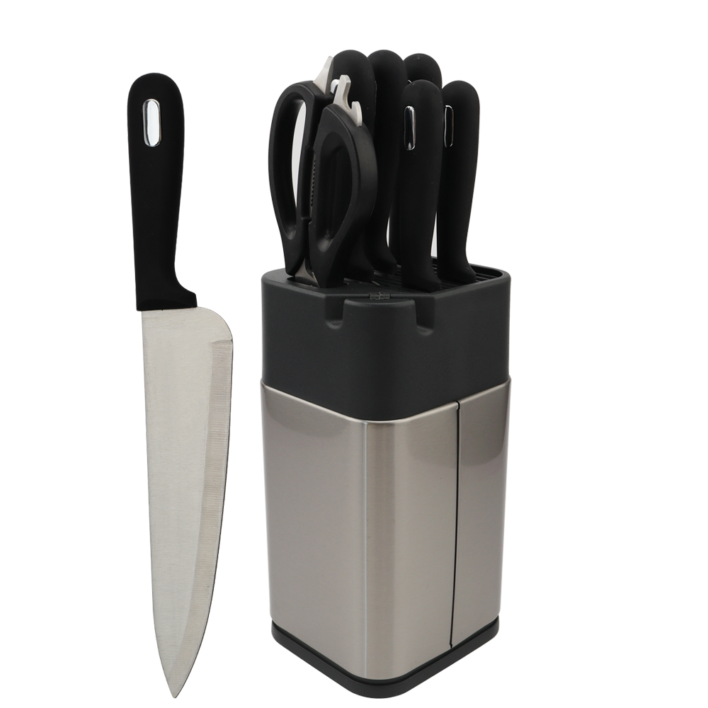 Hip-home Messer 2026 Factory Price Kitchen Knife Set with Knife Holder Kitchen Scissors