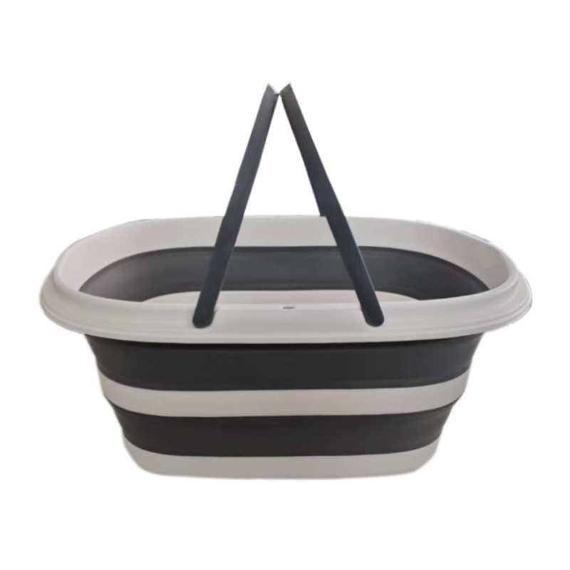 Plastic foldable pail, pail for travel, plastic bucket
