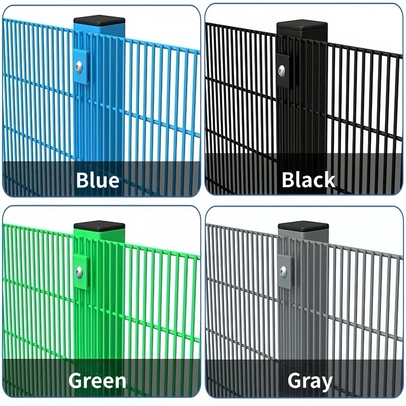 Metal palisade fencing