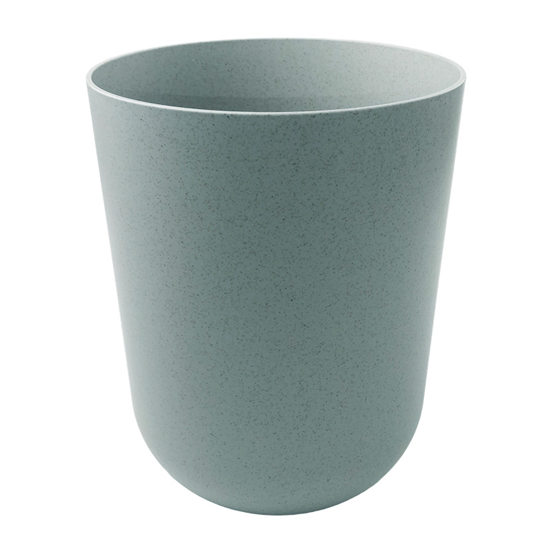 Extra thick large opening Plastic wastebasket garbage can trash can