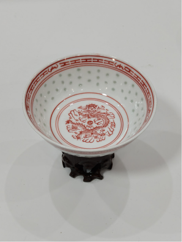 Red Linglong 7-inch Bowl