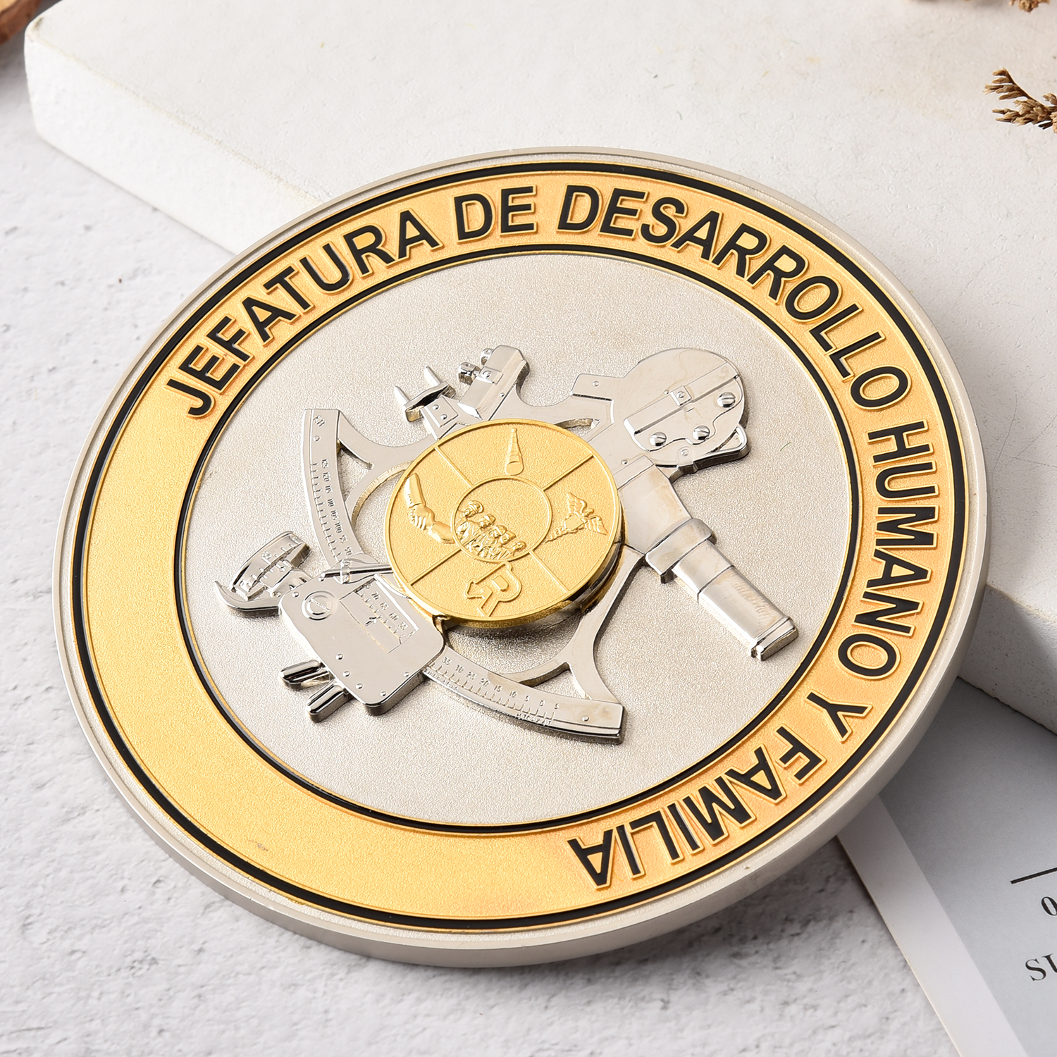 Customized Dual-Plated Metal Challenge Coins