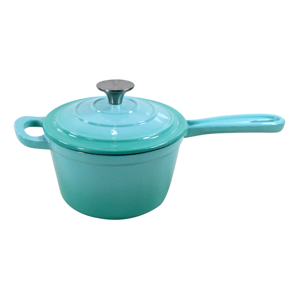 Cookwin Enameled Cast Iron Soup Pot, 17.5 cm Diameter