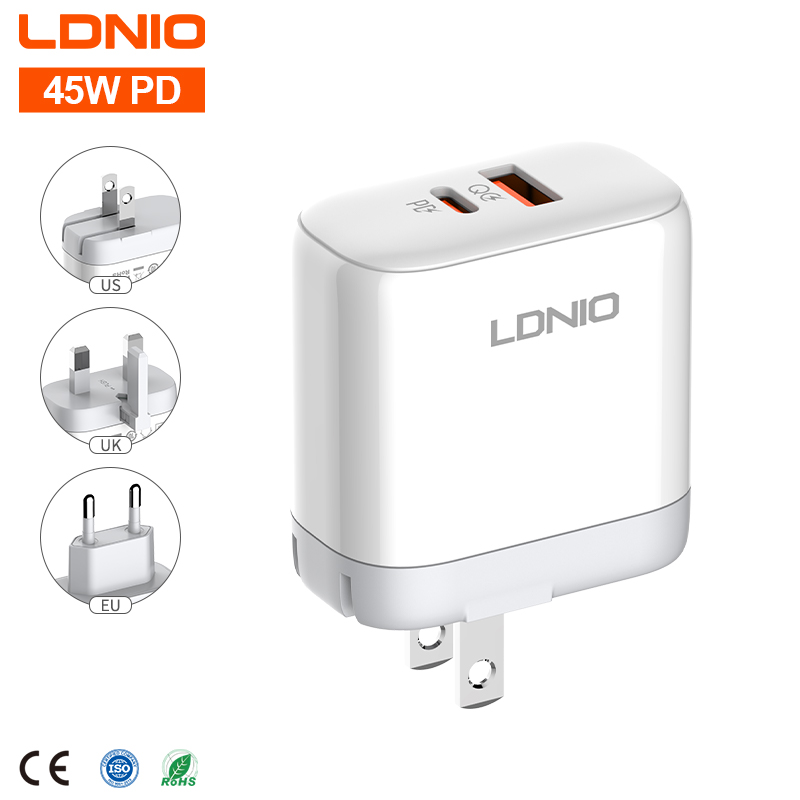 45W Fast Charger ,EU/US/UK Plug