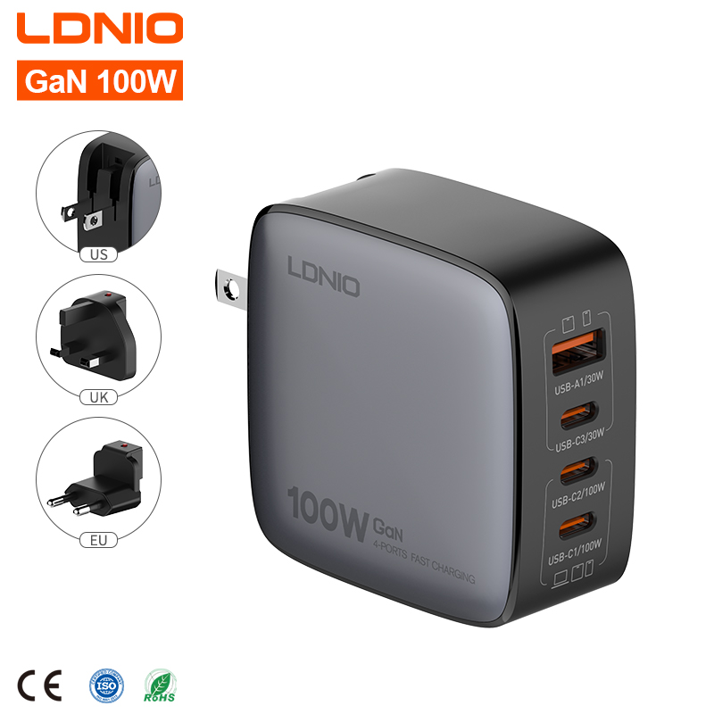 100W Fast Charger ,EU/US/UK Plug