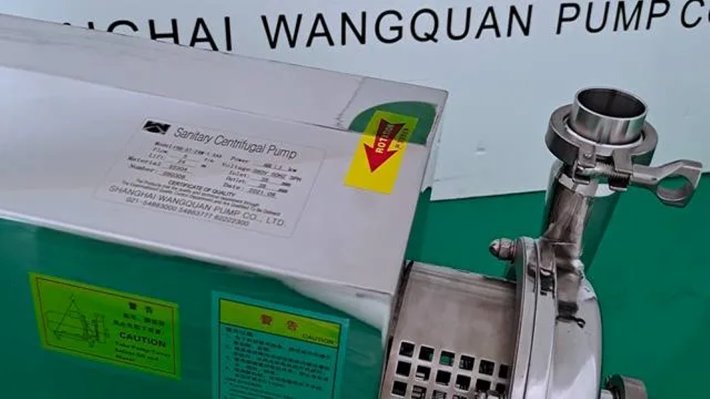 WANGQUAN Quick installation and hygiene Sanitary centrifugal pump Delivery of food and beverage