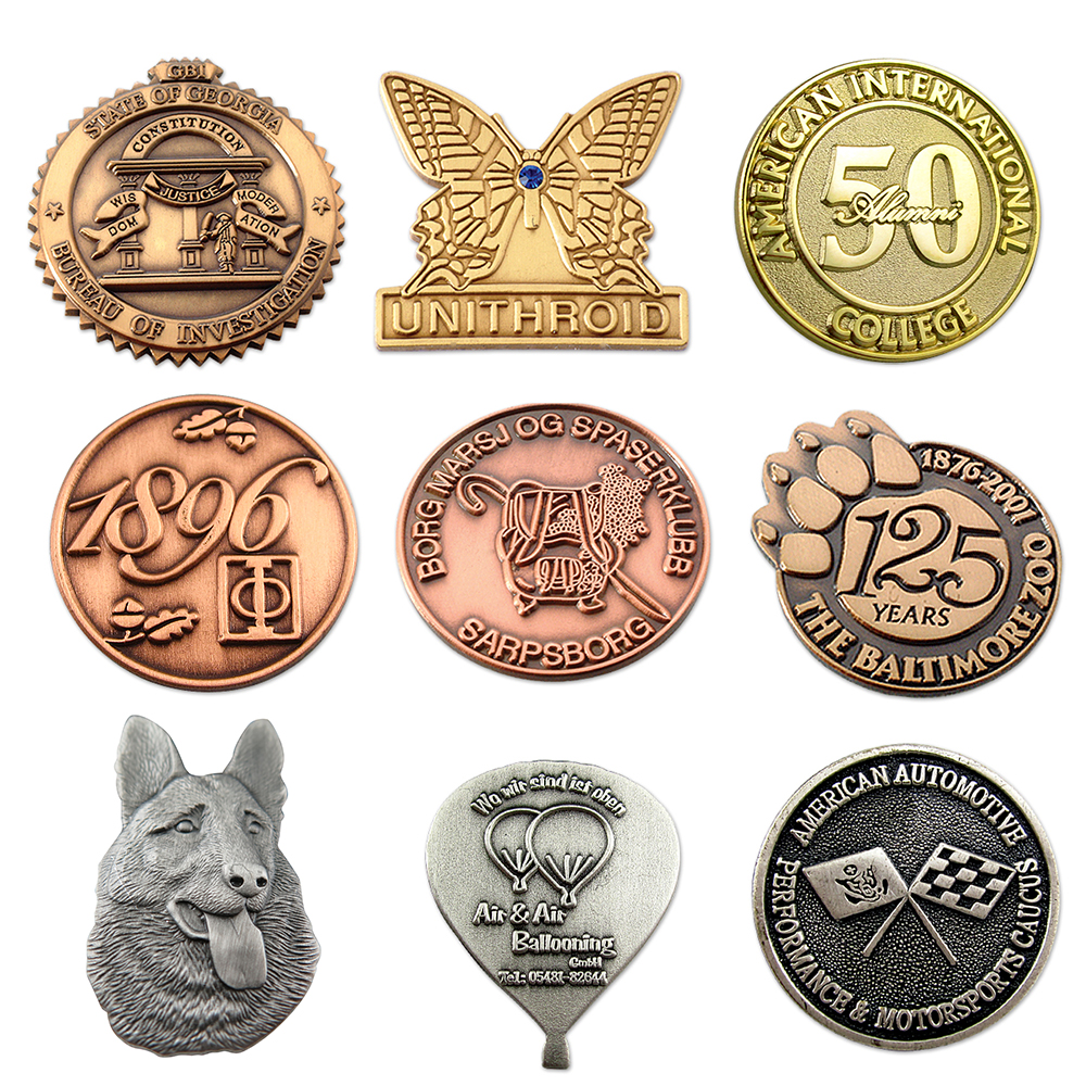Low-Cost Custom Stamping Pins Without Coloring
