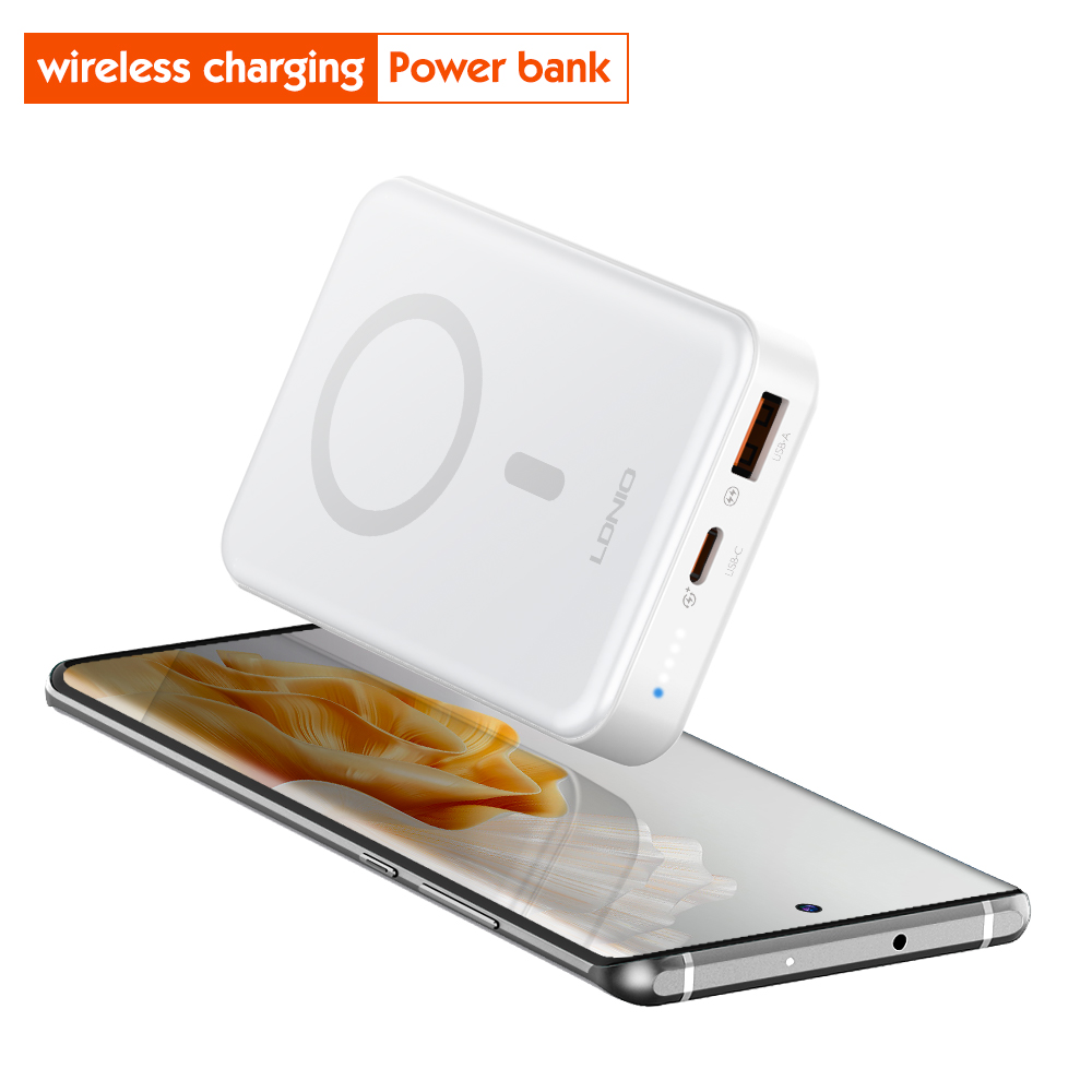 LDNIO PQ16 10000mah Wireless Magnetic Fast Charging Powerbank With Stand