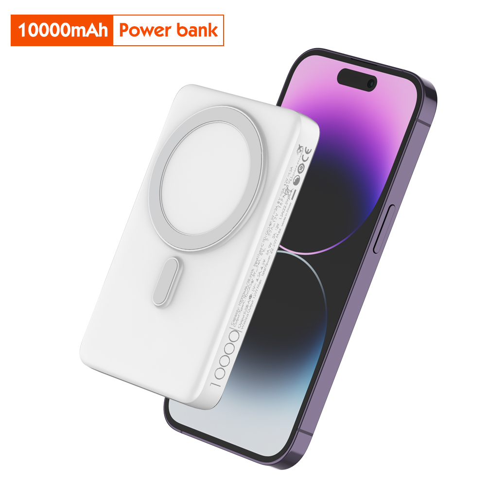 LDNIO PQ17 10000mah Ultra Slim Wireless Magnetic Fast Charging Powerbank With Stand