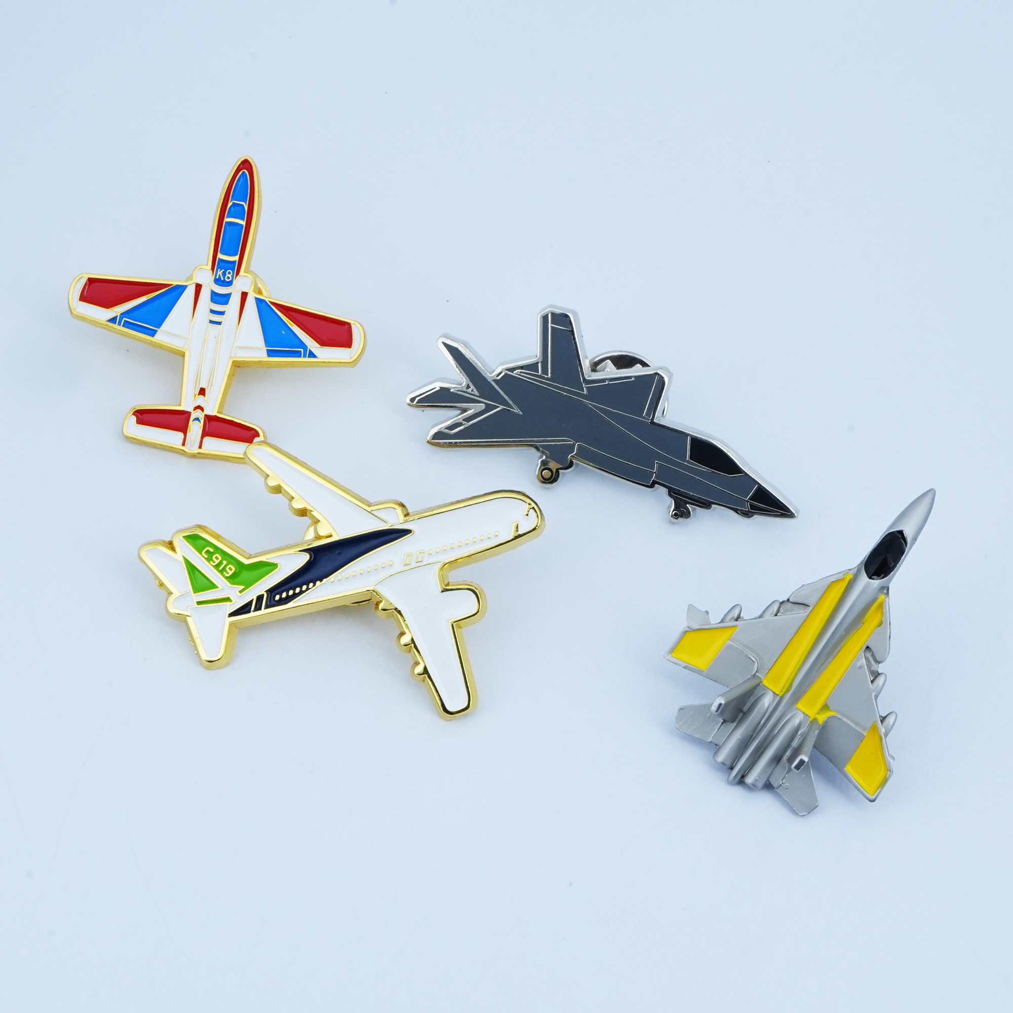 Custom Airplane Lapel Pins