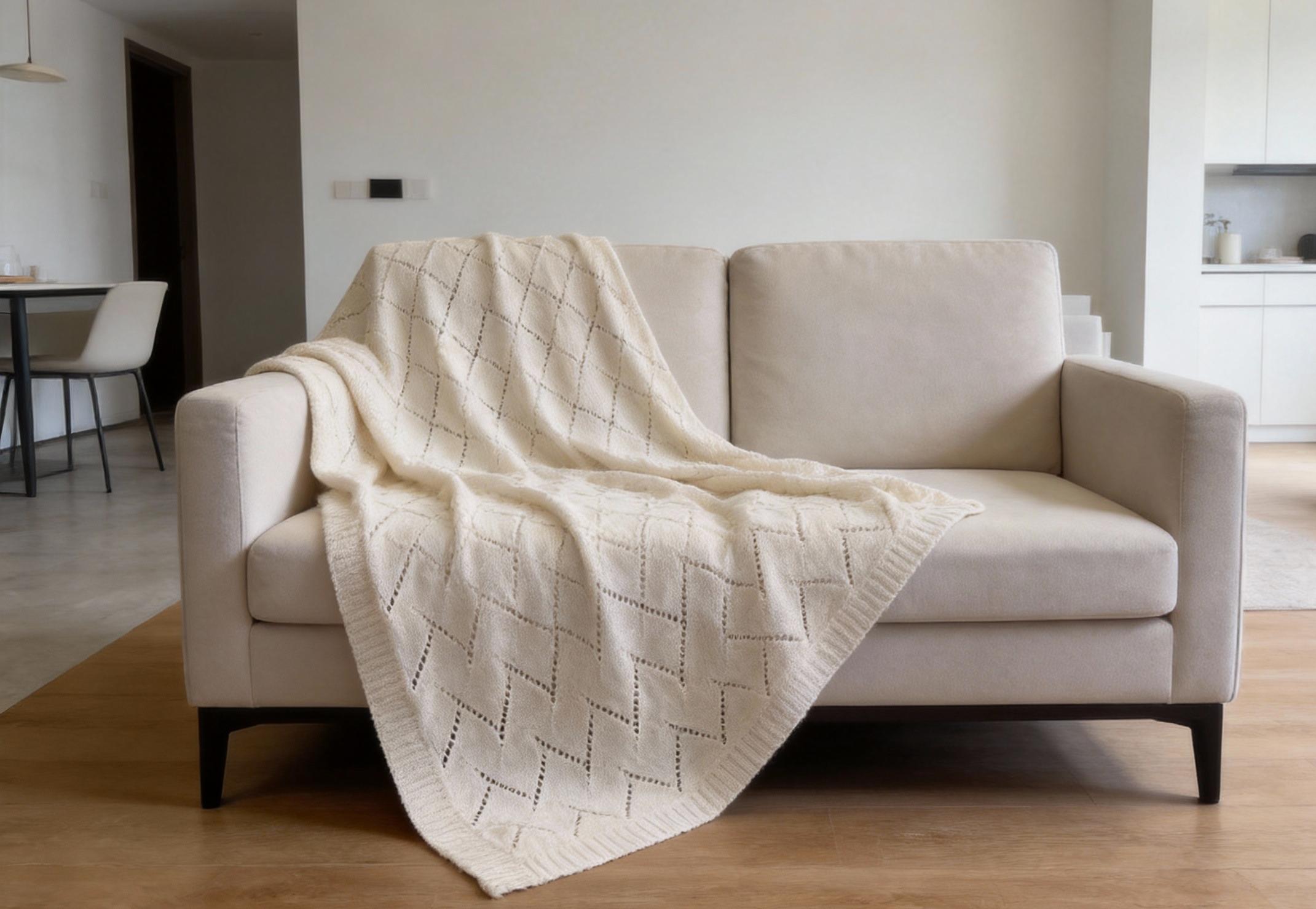 Knitted blanket