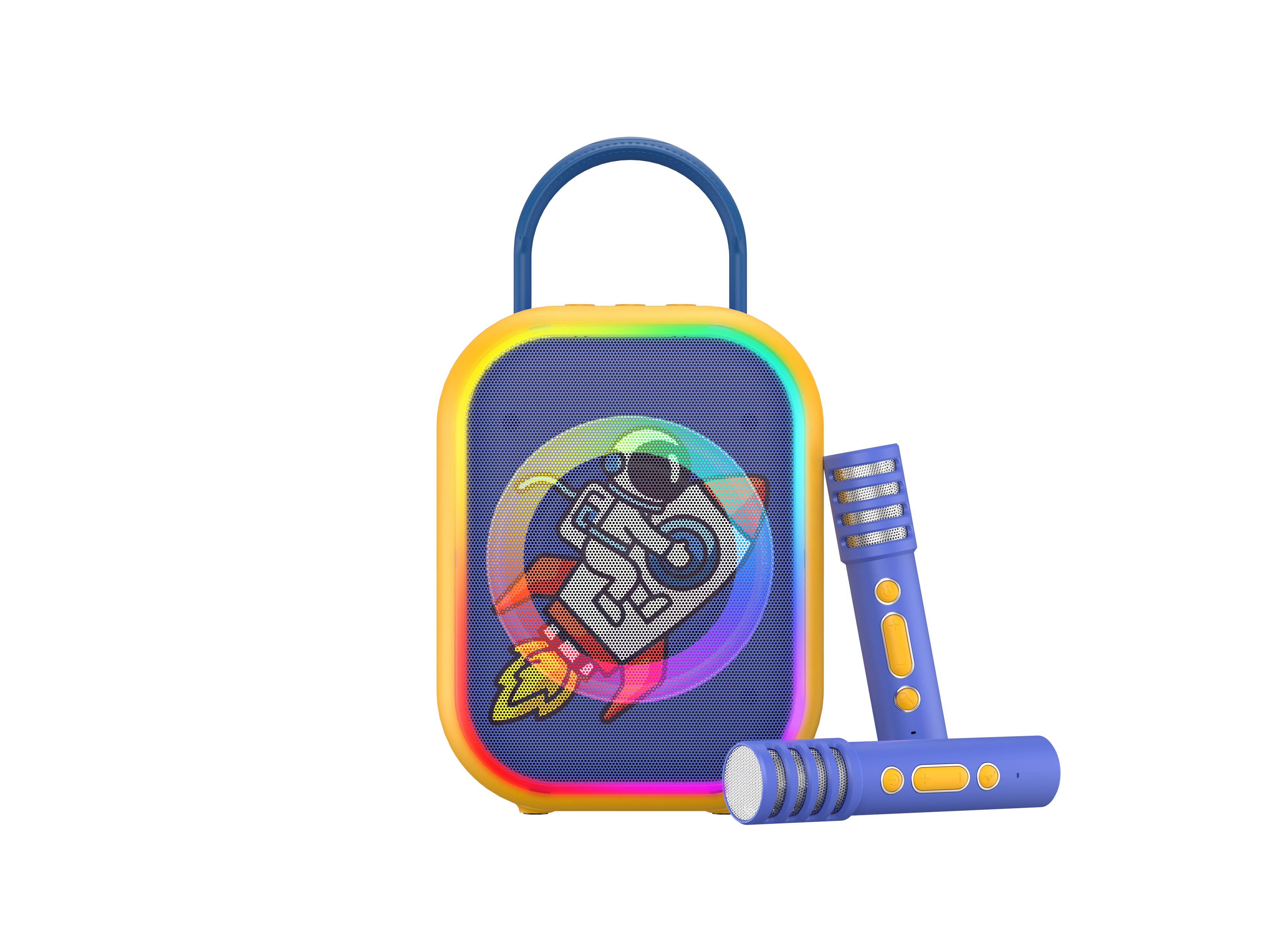 HAVIT SK827BT Children Bluetooth Speaker Children's Karaoke Portable and Cute with Cartoon Design