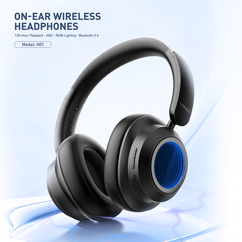 LDNIO H01 Wireless On-Ear Long-Life High Sound Quality Stereo Sound for Sports Gaming Headphones