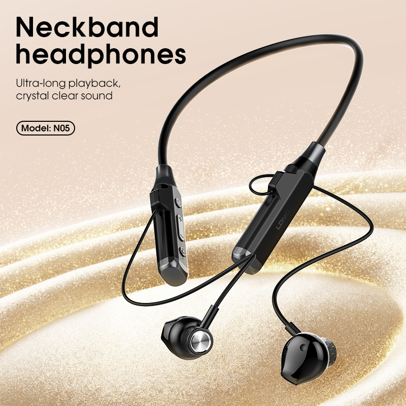 LDNIO N05 Wireless Headphone Electronics Sport Earphone Neckband Magnetic Bass Handsfree Earbuds