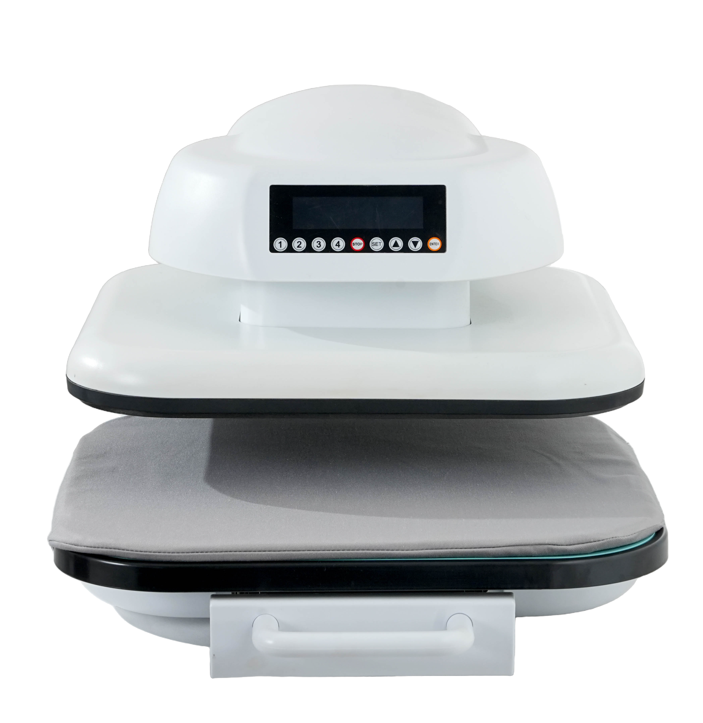 38*38CM Fully Automatic Film Unwinding and Stamping Machine for Clothing T-Shirts and Patchwork